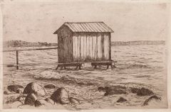 Hugo Simberg: Uimahuone (ajoittamaton). Kansallisgalleria / Ateneumin taidemuseo. Kuva: Kansallisgalleria / Jenni Nurminen.