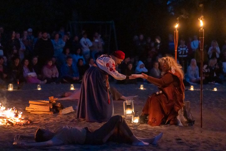 Ryhmä Sudenmorsiamet ja Weljet. Kuva Vaasan kaupunki / Mikael Matikainen.