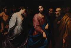 Andrea Vaccaro (Napoli 1604–1670): Kristus ja avionrikkoja, n. 1630
öljy kankaalle, 124 x 179 cm
Sinebrychoffin taidemuseo / Kansallisgalleria. Kuva: Kansallisgalleria / Hannu Pakarinen
