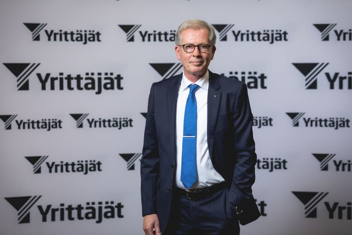 Suomen Yrittäjien valtuuston puheenjohtaja Jyrki Mäkynen. Kuva: Tero Takalo-Eskola. Kuva tiedotusvälineiden vapaasti käytettävissä.