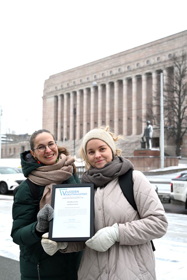 Vuoden Vaikuttavuusteko 2024 Imetyksen tuki ry