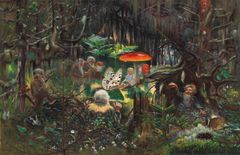 Torsten Wasastjerna: Sadun prinsessa | Sagans prinsessa,
1895–1896,
öljy kankaalle | olja på duk,
106 × 162 cm,
Kansallisgalleria,
Ateneumin taidemuseo |
Finlands Nationalgalleri,
Konstmuseet Ateneum. Kuva | Foto: Hannu Pakarinen
