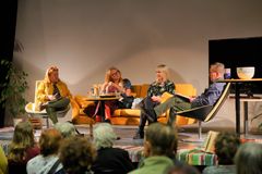 LittFest år 2019 besöktes av bland annat Anja Snellman, Katja Kettu och Taina Latvala, moderator var Seppo Puttonen. Bild: Ilkka Nyqvist