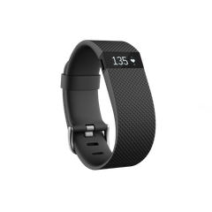 Fitbit Charge HR tuottaa tietoa aktiivisuudesta 24/7. Näyttää rannekkeen kirkkaalla OLED-näytöllä kävellyt askeleet ja matkan, kalorinkulutuksen ja kiivetyt portaat sekä mittaa ranteesta sykettä Fitbitin PurePulse™-teknologialla.