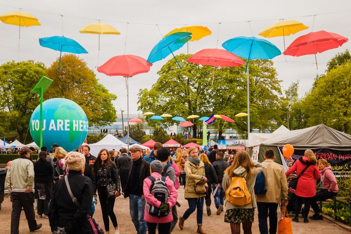 Maailma kylässä -festivaalin tunnelmaa Kuva: Andrea Balogh/Kepa