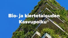 Hakuaika Bio- ja kiertotalouden Kasvupolulle on 4.1.-17.3.2021. Täytä hakemus Kasvu Openin verkkosivuilla, ja hae mukaan Bio- ja kiertotalouden Kasvupolulle