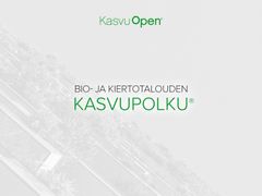 Yrittäjille maksuttoman sparrauksen mahdollistavat Kasvu Openin valtakunnalliset kumppanit yhdessä Bio- ja kiertotalouden Kasvupolku®-kumppaneiden kanssa.