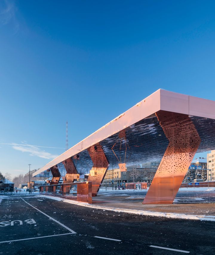 Resecentrum i Lahtis. Bild: Mika Huisman.