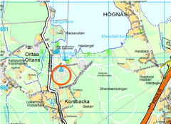 Oittaan kartta. Kuva: Espoon kaupunki