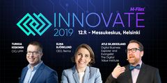 INNOVATE 2019 -tapahtumassa puhujina tiedonhallinnan huippunimiä.