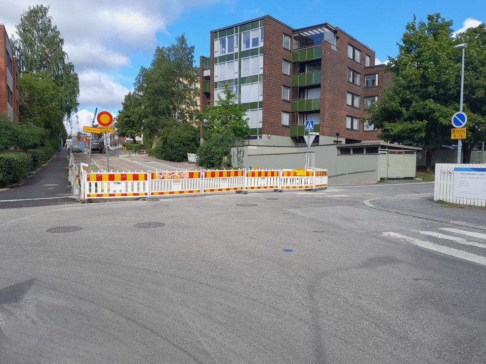 Katutyömaiden esteettömyys, Kuva: Jonne Puurtinen