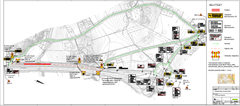 Trafiken kommer att ledas om till en omväg via Luhtabackavägen och Kistolavägen under byggnadsarbetet.