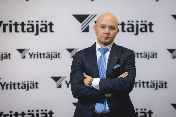 Suomen Yrittäjien puheenjohtaja Petri Salminen. Kuva: Tero Takalo-Eskola.