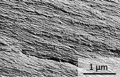 Liiman nanokristallikiteitä mikroskooppikuvassa. Kuva: Aalto-yliopisto