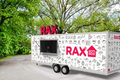 Rax-rekka vie Raxin ruuat myös sinne, missä perinteistä ravintolaa ei ole. Mallinnuskuva.