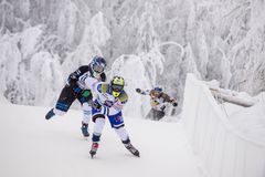 Joni Saarinen meni myös jatkoon miesten karsintakilpailussa, Saarisen perässä suomen Max Nymark ja Belgian Berx Giel
Photocredit: Red Bull Content Pool / Victor Engström