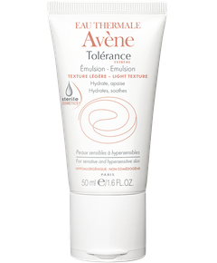 Avène Tolérance Emulsion on kosteuttava, rauhoittava ja kevyt emulsiovoide ihon kosteutukseen aamuin ja illoin.