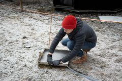 Lumenmittausasema Oulun yliopiston takapihalla. Kuva Annukka Pekkarinen.