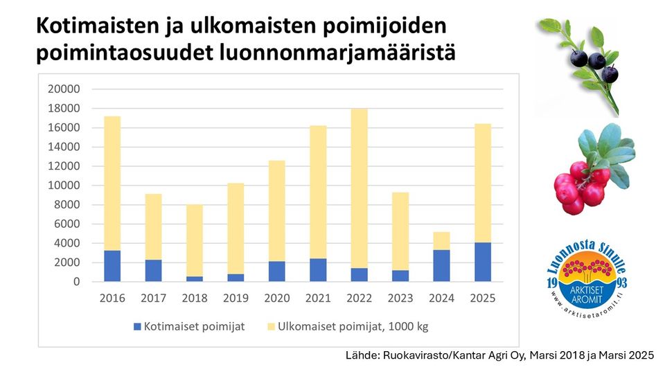 Poimintaosuudet 2025