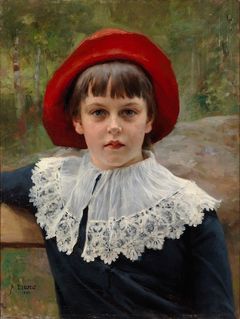 Albert Edelfelt: Portrait of the Artist's Sister Berta Edelfelt (1884). Finnish National Gallery / Ateneum Art Museum. Photo: Finnish National Gallery / Jenni Nurminen.