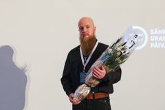 Huikean opinnäytetyön tehnyt ja koulutuspalkinnon voittanut Vesa Välimäki. Kuva Pekka Hovi