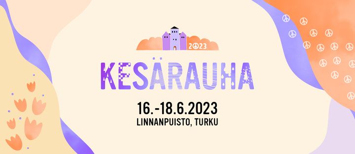 Kesärauhaa juhlitaan 16.–18.6. Turun Linnanpuistossa