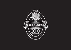 Mallaskoski 100 vuotta logo nega