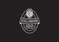 Mallaskoski 100 vuotta logo nega