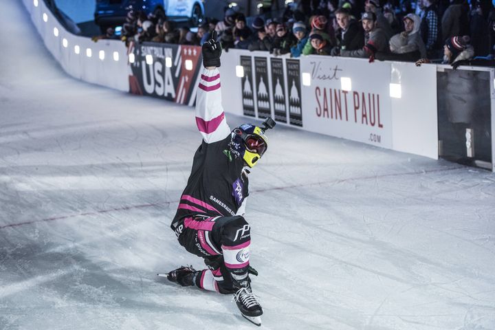 Juniorien hallitseva maailmanmestari Mirko Lahti voitti Saint Paulin osakilpailun junioriluokan 19.1.2018. Kuva Joerg Mitter/RedBull.jpg