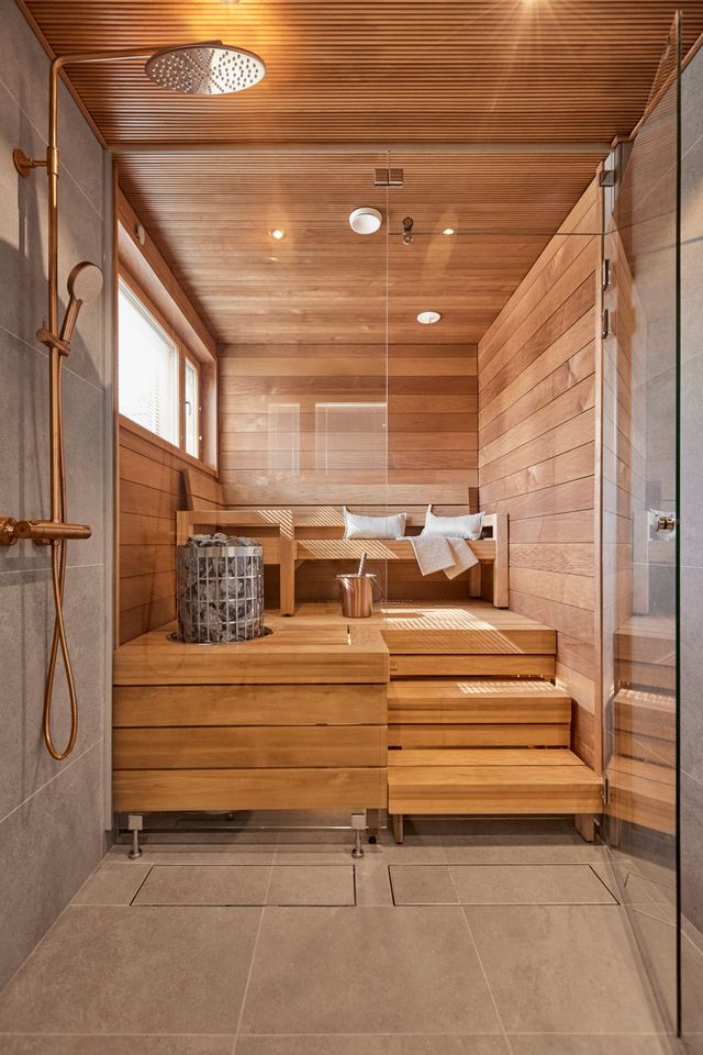 Ainoakoti Villa Aalto Naantalin asuntomessut sauna