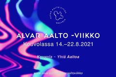 Alvar Aalto -viikon graafinen ilme on suunniteltu yhteistyössä Kaakkois-Suomen ammattikorkeakoulun oipiskelijoiden ja Alvar Aalto -säätiön kanssa.