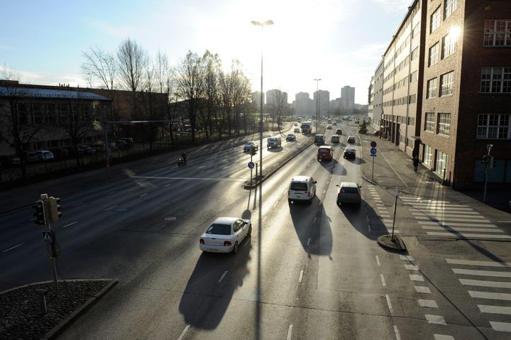Sörnäisten rantatie. Kuva: Helsingin kaupungin aineistopankki / Kimmo Brandt