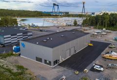 VG Boatsin uusi myymälä ja huolto sijaitsevat Raisionlahden sataman tuntumassa.