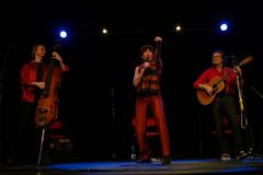 Povels Naturbarn: Lotta Ramel, Mikael Ramel och Backa Hans Eriksson.