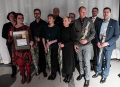 Henkilöt vasemmalta Terhi Kuusela, Freja Ståhlberg-Aalto, Asmo Jaaksi, Katja Savolainen, Tuukka Turunen, Päivi Meuronen, Ilkka Venho, Harri Salo, Henrik Johansson, Stefan Björkman.