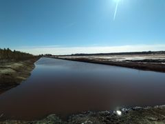 Veden varastoallas tutkimuspellolla. Kuva: Miika Läpikivi / Oulun yliopisto