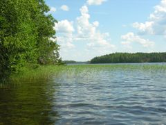 Eteläsavolaista järvimaisemaa. Vapaa julkaistavaksi.