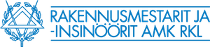 Rakennusmestarit ja -insinöörit AMK RKL ry-logo