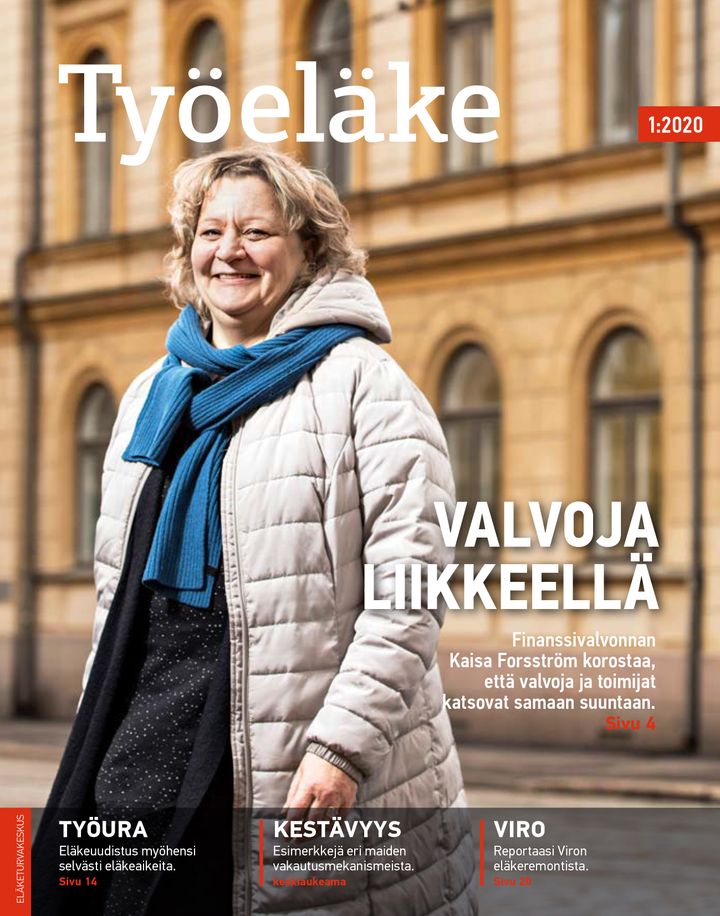 (Työeläke-lehden 1:2020 kansikuva.)