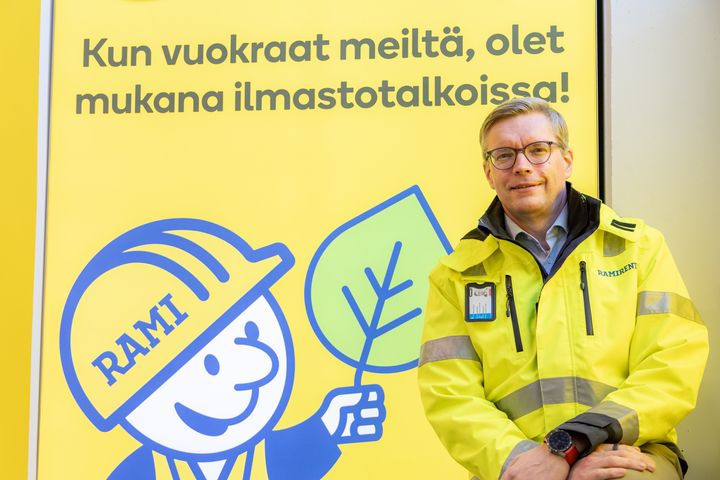 Ramirent Finland Oy:n toimitusjohtaja Mikael Kämpe