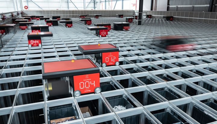 Automaatioratkaisun Pirkanmaan Osuuskaupalle toimittaa Swisslog. Kuva: Swisslog