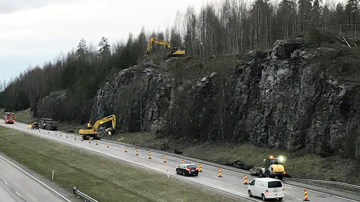 Keväällä 2018 rusnattiin Hämeenlinnanväylällä (vt3) Nurmijärvellä.