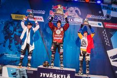 Vasemmalta oikealle: Mirko Lahti (FIN), Kyle Croxall (CAN), Luca Dallago (AUT)
Photocredit: Red Bull Content Pool / Victor Engström
