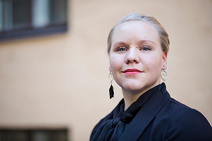Sanna Pakarinen, kuvaaja Janne Rentola/Svenska litteratursällskapet i Finland