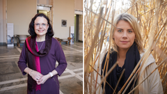 Mia Laiho ja Saara-Sofia Sirén. Kuvaaja: Mikko Mäntyniemi.