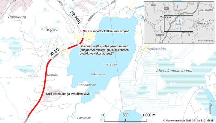 Ylläsjärven kävely- ja pyöräilytien rakentaminen alkaa | Lapin ELY-keskus