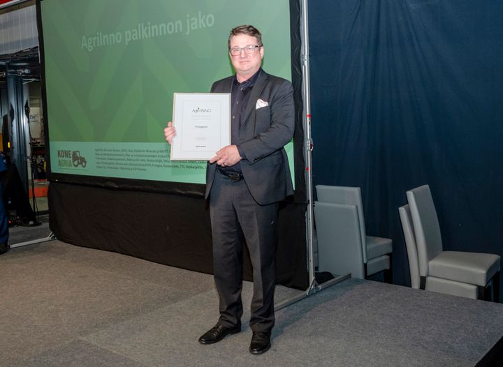 Agri-INNO 2021 voittaja Tracegrow, Timo Jauhiainen. Kuva: otto Vainio