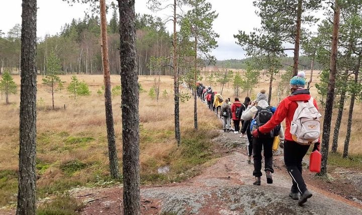 NYT!-hankkeen ensimmäinen leirikoulu järjestettiin Virroilla syksyllä 2020. Kuva: Mari Pienimäki.