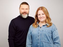 Jani Kiiskilä ja Laura Friman. Kuva: Niclas Mäkelä.