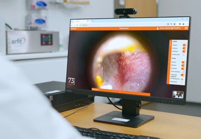 73Health_korvakamera etänä